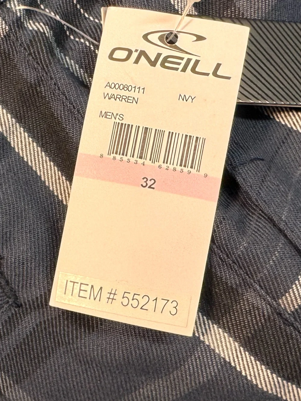 Quiksilver Charcoal and Beige Plaid Swim Shorts - Picture 4 of 12